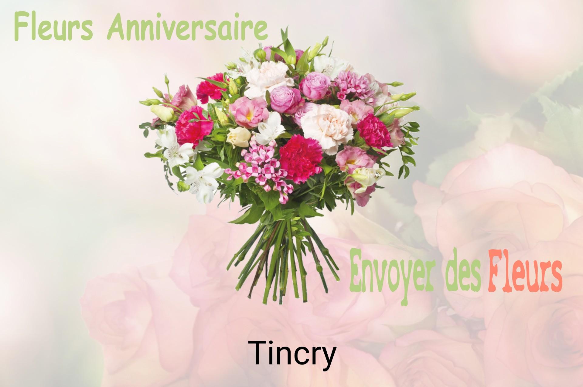 Bouquet de fleurs d’anniversaire livré à Tincry