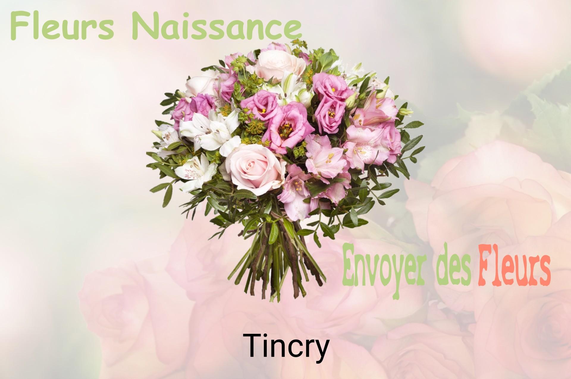 Bouquet de fleurs de naissance livré à Tincry